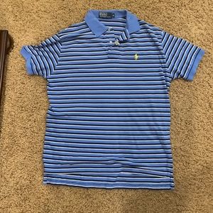 BLUE STRIPED POLO